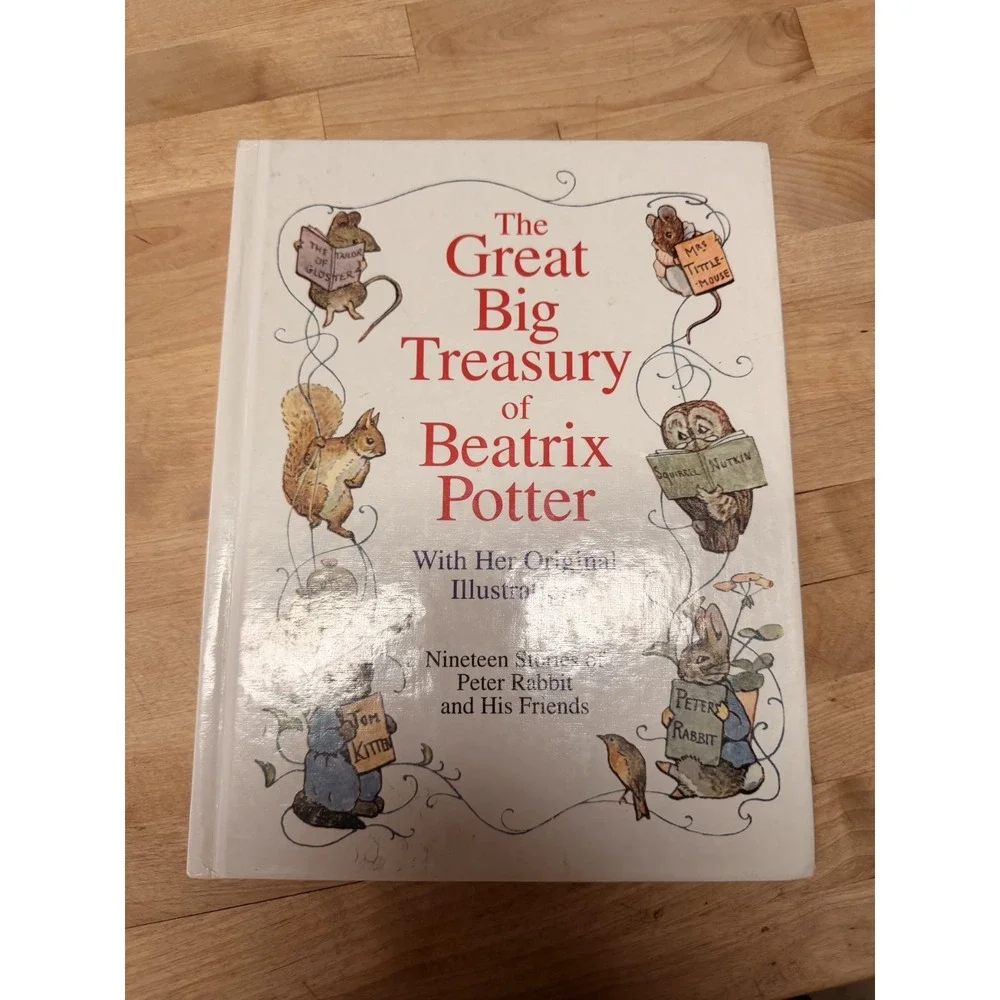 The Great Big Treasury of BEATRIX POTTER Vintage Book w/ Illustrations - 1992